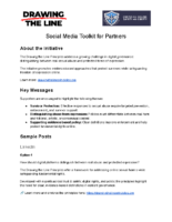 Drawing the Line Social Media Toolkit